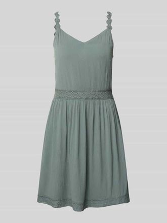 Only Tailliertes Minikleid aus reiner Viskose Modell KARMEN in Schilf, Gr&ouml;&szlig;e 36