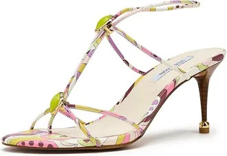 Steve Madden Ramos Womens Sandals Pink Print Stone : 7.5 M, Synthetic