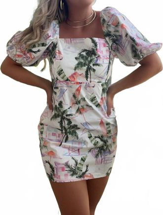 Shore Leave Retro Rio Dress In White