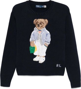 Polo Ralph Lauren Maglione Polo Bear - Blu