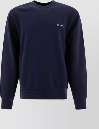 Carhartt Work in Progress embroidered script crewneck sweater