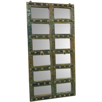 Wanderlust Deco Espejo De Madera 87x4x179