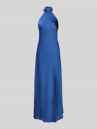 Mascara Abendkleid mit Neckholder in Royal, Gr&ouml;&szlig;e 38
