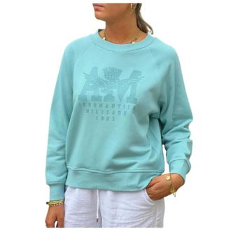 Aeronautica Donna, Felpe, Blu, L, new