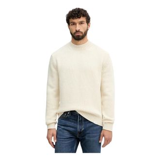 Paul & Shark Truien & Vesten, Heren, Beige, L, Wol, Ronde hals gebreide kleding