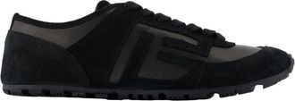 Balmain Racer 45 Sneakers - Heren - Sneakers - Zwart - 40 EU - Leer - Schoenen