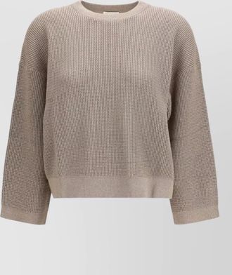Brunello Cucinelli womens knit pullover round neck