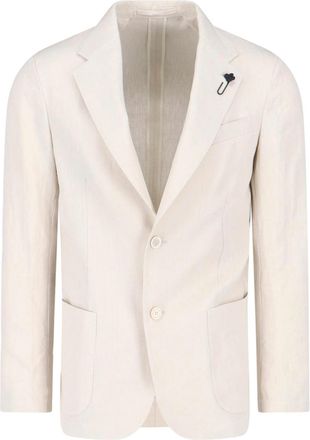 Lardini Single-breasted Blazer White