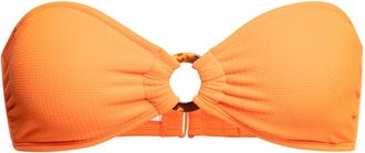 Roxy Bandeau-Bikini-Top ROXY Color Jam, Damen, Gr. XS, Cup B, orange (tangelo), Obermaterial: 93% Nylon, 7% Elasthan;, Bikini-Oberteile Bandeau-Bikini-Top