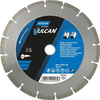 Norton Disco De Corte Diamantado Norton Vulcan Universal 125x22.23 Segmentado