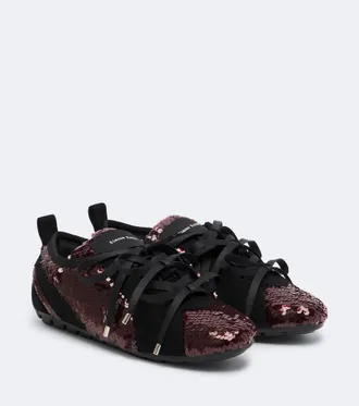 Simone Rocha Ballerina Grip sequined sneakers