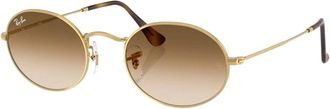 Ray-Ban Ovale Zonnebril - unisex - Zonnebrillen - Geel - 51 MM - Accessoires