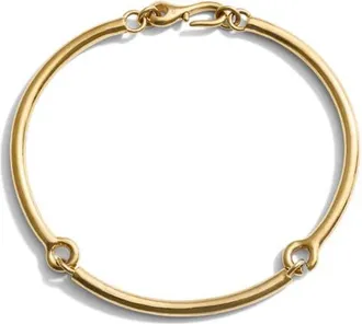 Awe Inspired Collector Sterling Silver Cuff Bracelet in 14K Gold Vermeil at Nordstrom
