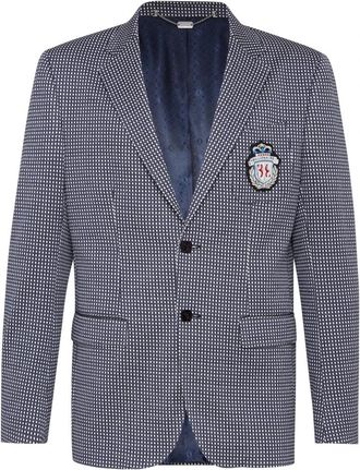 Billionaire Boys Club Blazer Crest - Heren - Blazers - Blauw - L - Katoen - Jassen