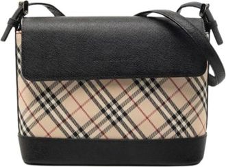Burberry Pre-owned Cross Body Bags, female, Multicolor, Size: ONE SIZE Pre-owned Canvas Crossbody Bag