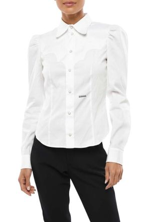 Dsquared2 White Slim Solid Shirt