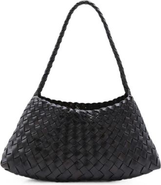 Dragon Diffusion Rosanna Geweven Leren Tote Bag - Dames - Schoudertassen - Bruin - ONE Size - Leer - Tassen