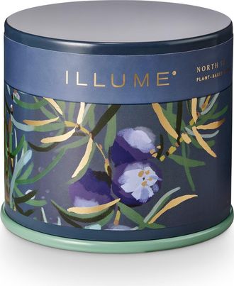 Illume Vanity Tin Candle in Blue at Nordstrom, Size Large