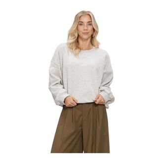 Gestuz Gzkahla Mel Sweatshirt - Dames - Sweatshirts & Hoodies - Grijs - Maat: XL Katoen