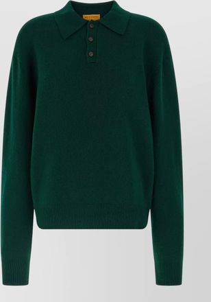 Guest In Residence cashmere long-sleeve polo jumper
