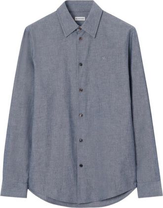 Burberry Regular Fit Cotton Blend Shirt