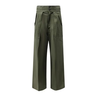 Frankie Shop Mujer, Pantalones, Verde, Talla: S