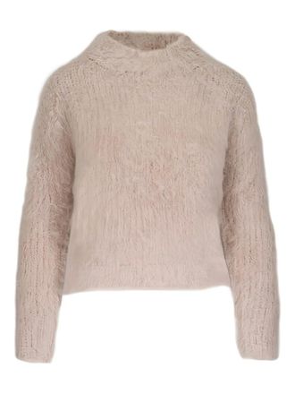 R13 mock-neck sweater - Beige