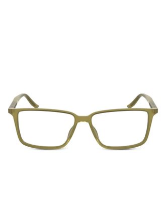 Calvin Klein rectangular-frame glasses - Yellow