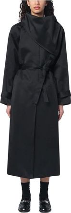 The Garment Parkas, female, Black, S, Black Single-Breasted Coat