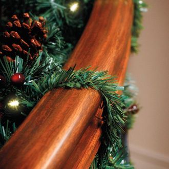Frontgate Set of 20, 18 Faux-pine Garland Ties - Frontgate - Holiday Storage