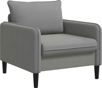 vidaXL Sill&oacute;n Xl Gris Oscuro Terciopelo Vidaxl