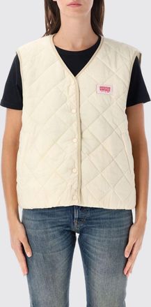 American Vintage Gilet trapuntato in poliammide con scollo a V e bottoni