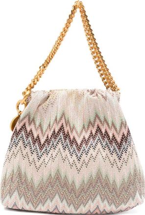 Missoni Zigzag-knit Chain-link Mini Bag