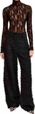 Ulla Johnson Beatrix Wide Leg Trousers In Black