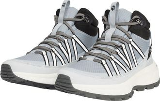 Jack Wolfskin Wanderschuh JACK WOLFSKIN WILD HIKE TEXAPORE MID W, Damen, Gr. 37,5, ash, Synthetik, Schuhe Wanderschuh, wasserdicht, Trekkingschuh