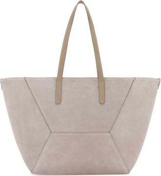 Brunello Cucinelli Dove Grey Shopping Bag