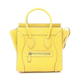 Celine Yellow Leather Tote Bag (Pre-Owned)