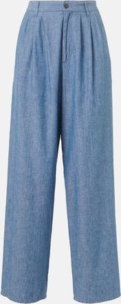 The Row Pantaloni a gamba larga Rufos in twill