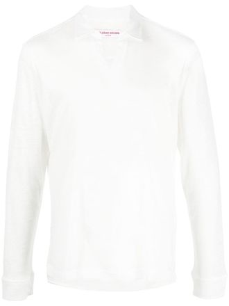 Orlebar Brown Felix placket-detail polo shirt - White