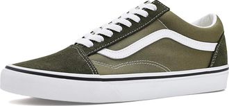 Vans Old Skool Athletic Shoes 2-tone Obsidian Fern : Mens 11 - Womens 12.5 Medium, Canvas/Suede