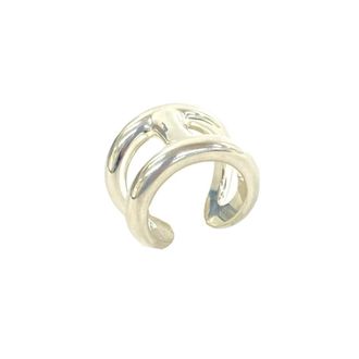 Herm&egrave;s Silver Silver 925 Band Ring (Pre-Owned)