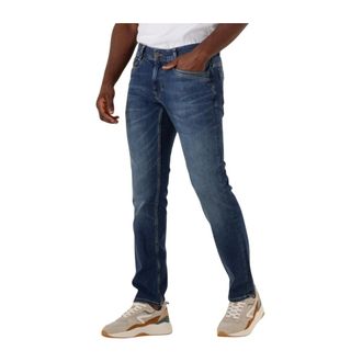 PME Legend Jeans, Heren, Blauw, W38 L34, Katoen, Slim Fit Blauwe Jeans voor Heren