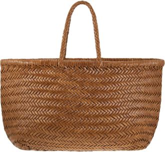 Dragon Triple Jump Big Woven Leather Bag