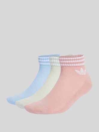 adidas Originals Socken aus Baumwoll-Mix im 3er-Pack in Rosa, Gr&ouml;&szlig;e 34-36