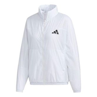 adidas (WMNS) adidas Casual Sports Stylish Jacket White GF0138