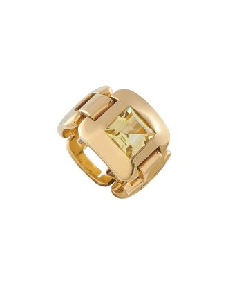 Herm&egrave;s 18K Citrine Ring (Authentic Pre-Loved)