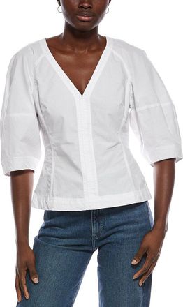 Madewell Sculptural V-Neck Top