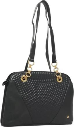 Bally Tweedehands leren handtassen - Dames - Vintage Schoudertas - Zwart - ONE Size - Leer - Vintage