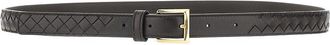 Bottega Veneta Intrecciato nappa leather Solo belt Woman 75