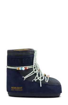 Moon Boot x Guest In Residence Icon Low Boot in Midnight/Grey at Nordstrom, Size 36